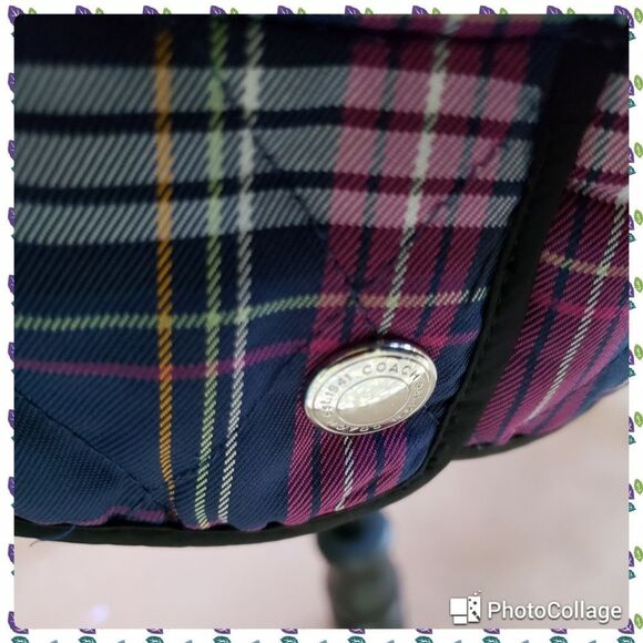 Coach Tattersall Plaid Barn Jacket - Picture 6 of 9